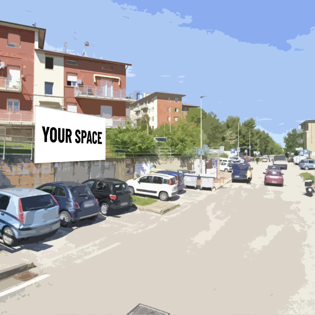 SPAZIO PUBBLICITARIO 600 x 300 Via Puglie (ANCONA) Dal 19/10/2026 al 01/11/2026 14 giorni